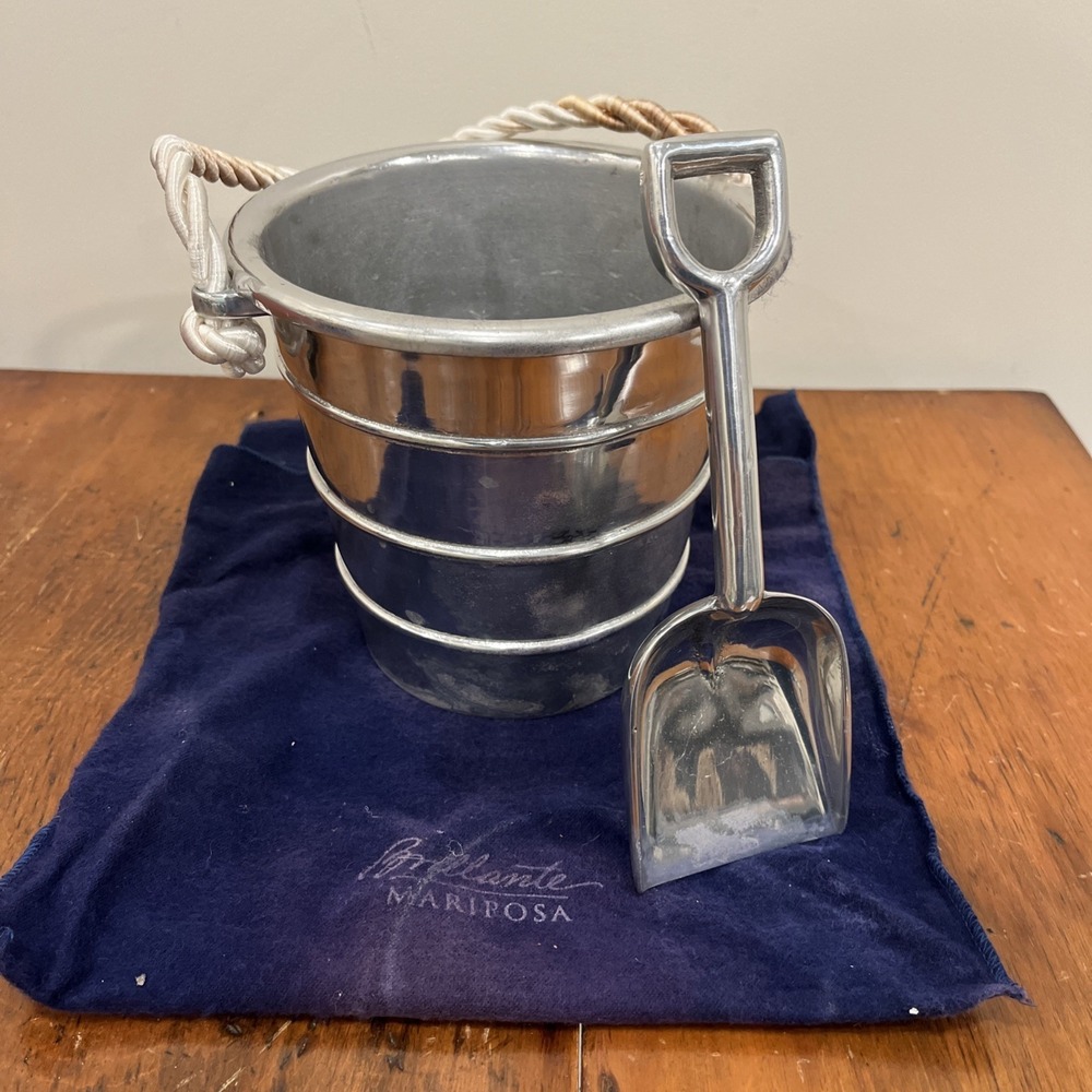 Mariposa Brillante Beach Sand Pail Ice Bucket With Shovel Pool